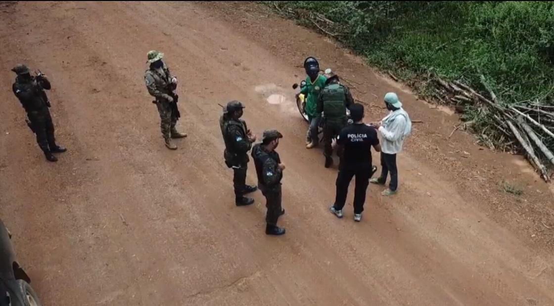 Polícia sofre emboscada durante fiscalização contra invasores em reserva de RO