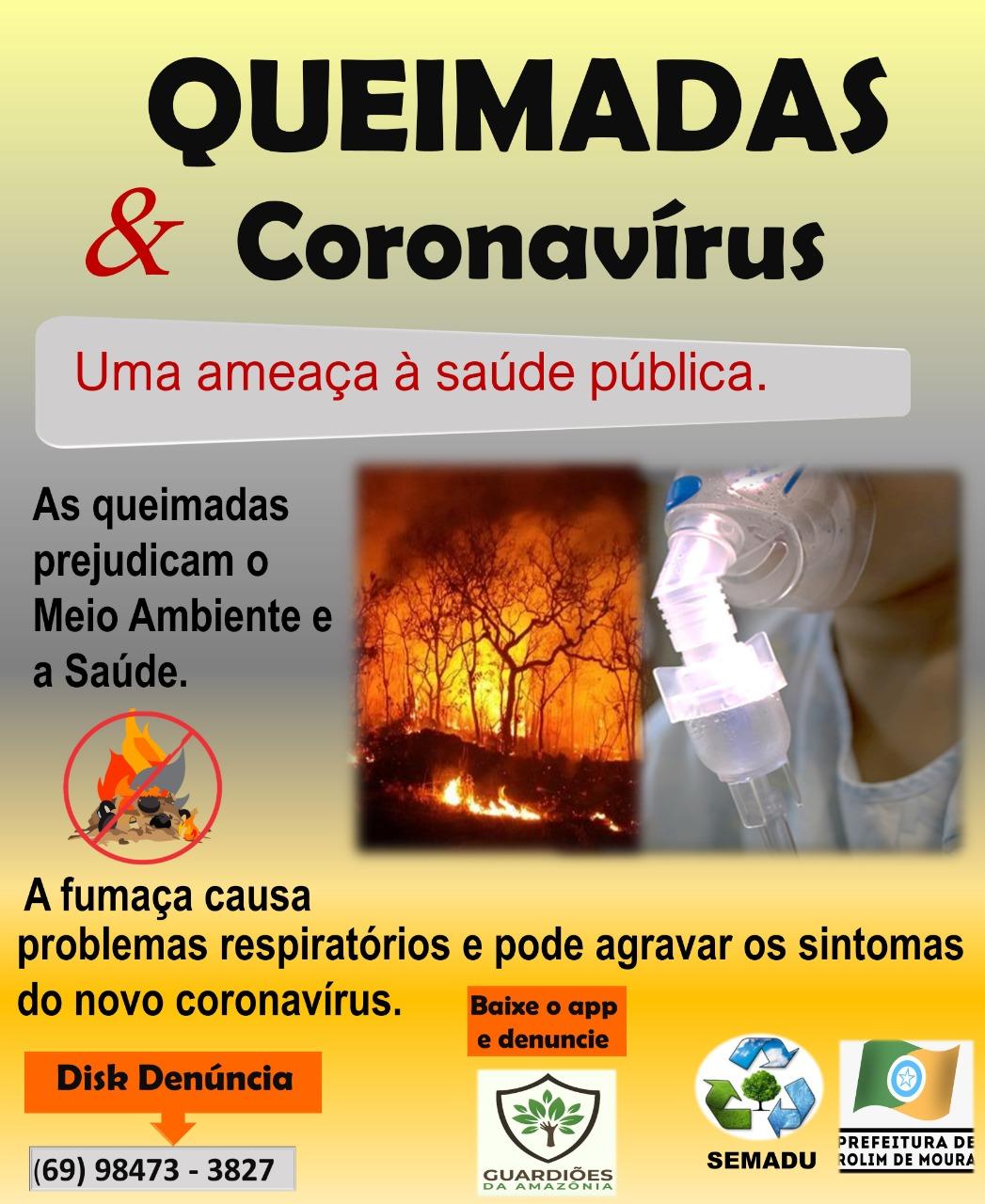Secretaria de Meio Ambiente disponibiliza Disk-denúncia para combater queimadas em Rolim de Moura Secretaria de Meio Ambiente disponibiliza Disk-denúncia para combater queimadas em Rolim de Moura