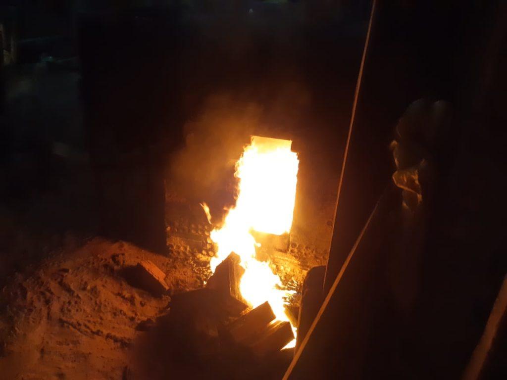 Droga apreendida em Alto Alegre é incinerada pela PM em Santa Luzia