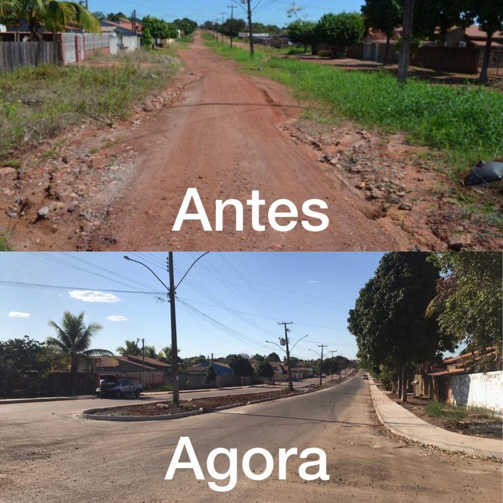 Asfalto da Rua Corumbiara no Bairro Olímpico está em fase de conclusão Asfalto da Rua Corumbiara no Bairro Olímpico está em fase de conclusão