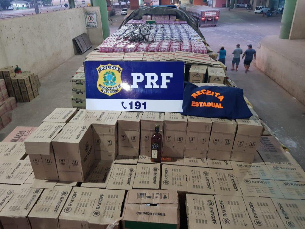Fiscalização apreende 30 mil litros de bebida alcoólica transportados sem nota em Vilhena