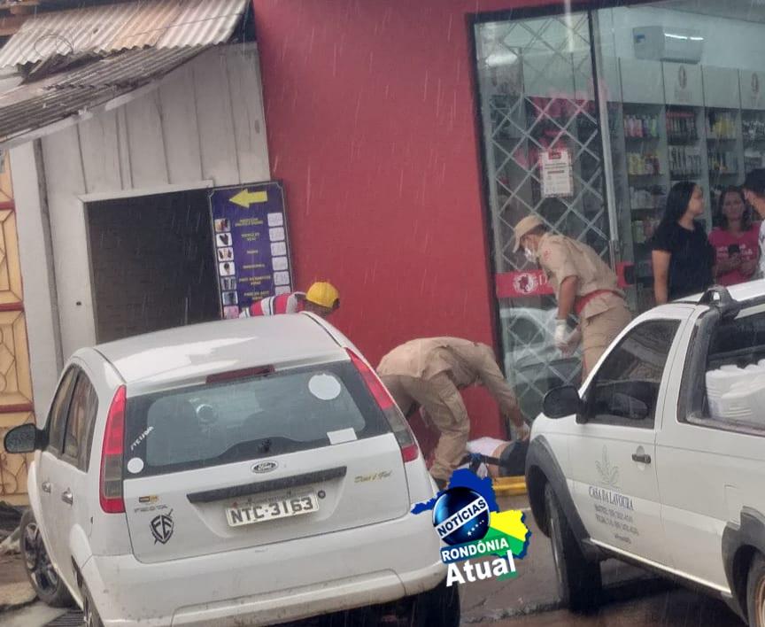 Vendaval causa estragos em Ji-Paraná; Duas mulheres ficam feridas; veja o vídeo