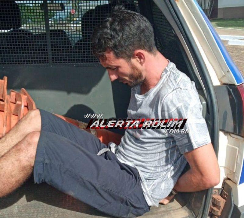 Homem acusado e condenado há mais de 20 anos de prisão por estupro no PR, é preso pela Polícia Militar, em Rolim de Moura Homem acusado e condenado há mais de 20 anos de prisão por estupro no PR, é preso pela Polícia Militar, em Rolim de Moura