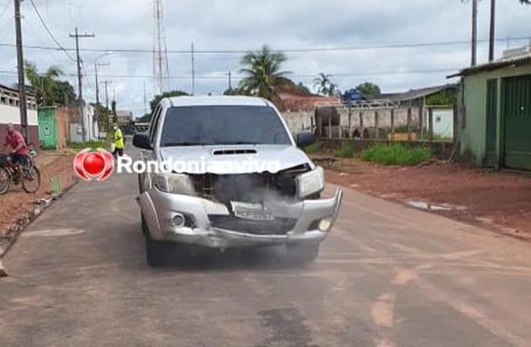 Embriagado, policial penal causa acidente, foge sem prestar socorro e acaba destruindo muro de residência