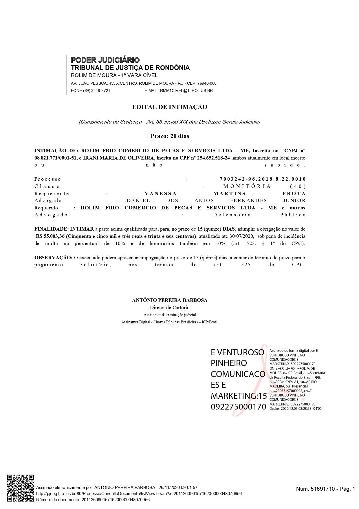 O Que Significa Certidão De Remessa Da Intimação