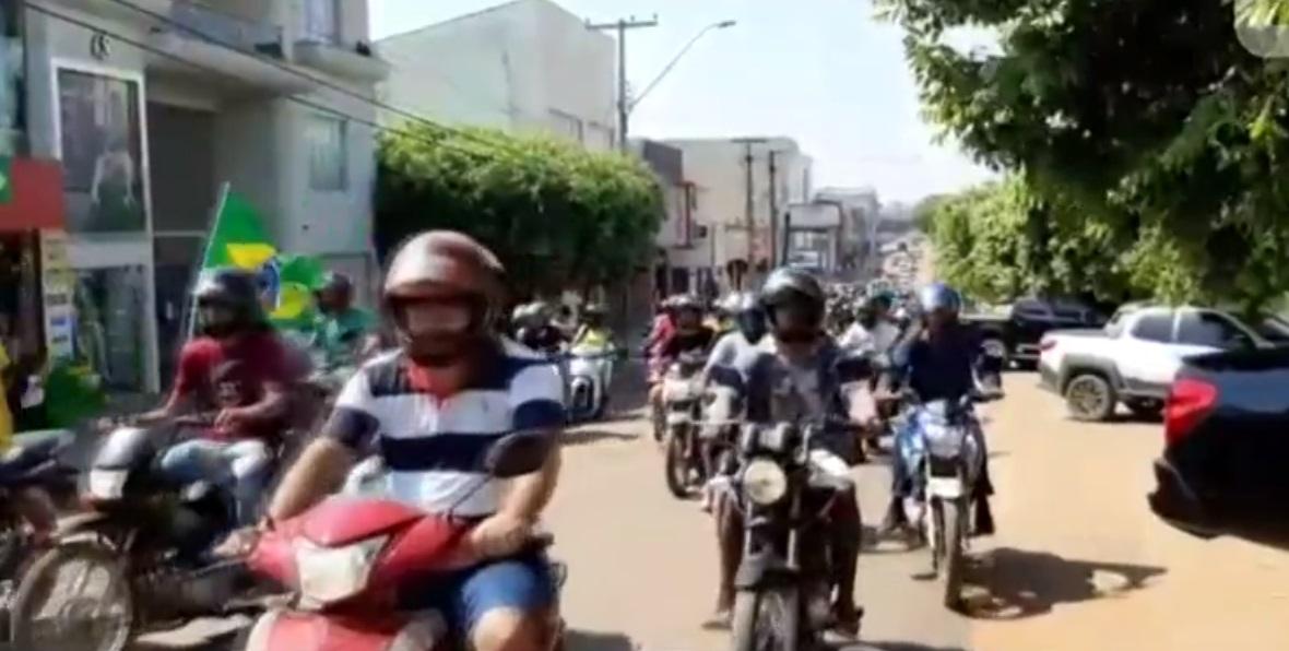 Atos a favor de Bolsonaro são registrado em três municípios de Rondônia Atos a favor de Bolsonaro são registrado em três municípios de Rondônia