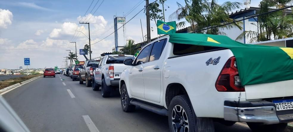 Manifestações pró-Bolsonaro são registrado em municípios de Rondônia Manifestações pró-Bolsonaro são registrado em municípios de Rondônia