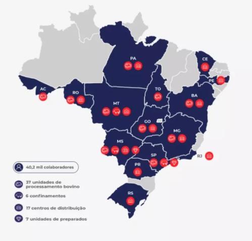 VEJA QUANTOS CONFINAMENTOS TEM A JBS, A GIGANTE DA CARNE  
