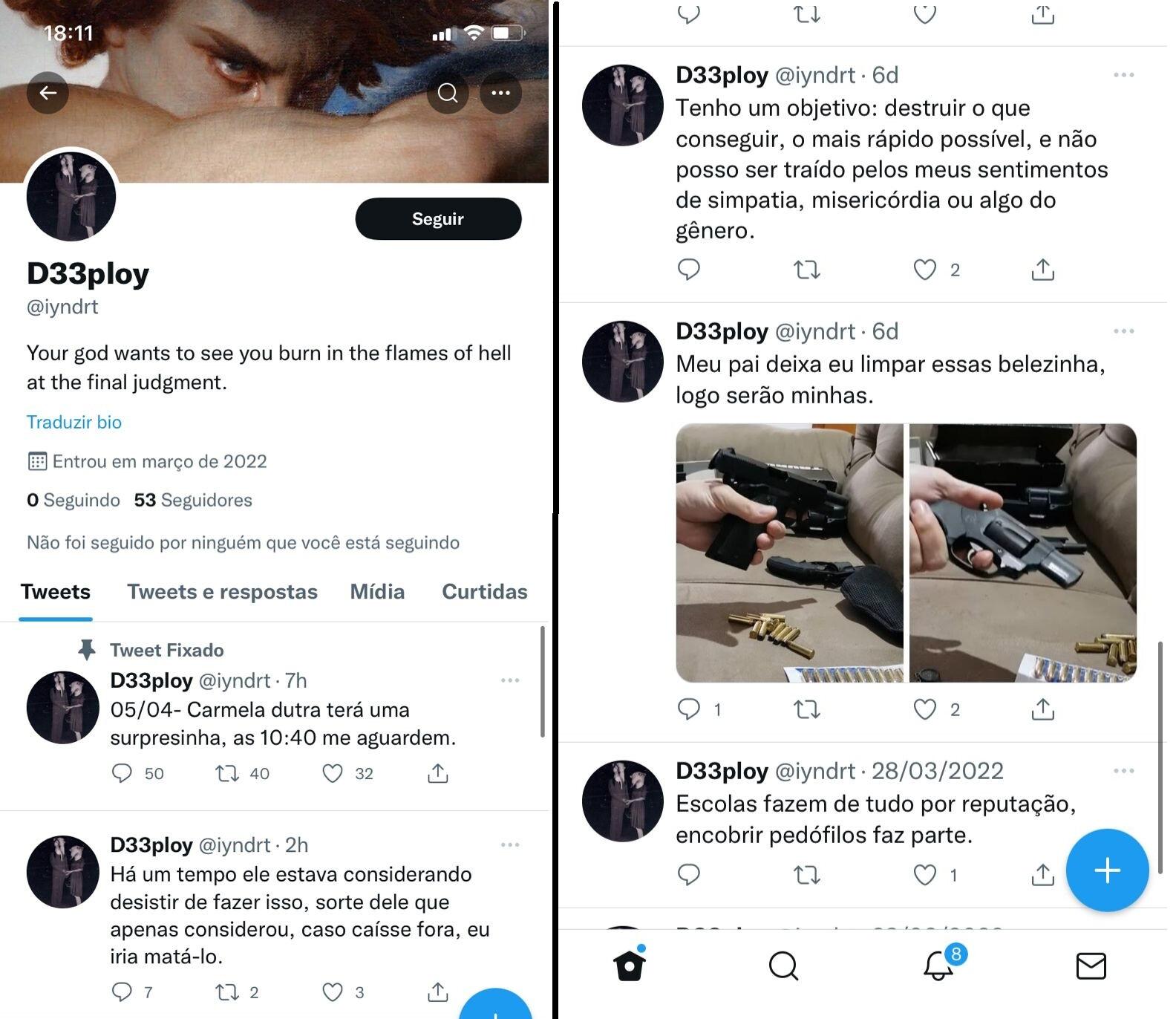 Após ameaça de ataque a tiros em escola de Porto Velho, polícia diz estar "trabalhando com cautela" nas investigações Após ameaça de ataque a tiros em escola de Porto Velho, polícia diz estar "trabalhando com cautela" nas investigações