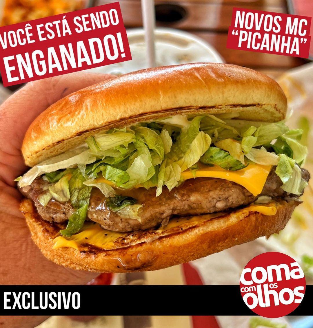 Cômico e polêmico: Gigante do fast food lança nova linha de hambúrguer com picanha, mas sem picanha Cômico e polêmico: Gigante do fast food lança nova linha de hambúrguer com picanha, mas sem picanha