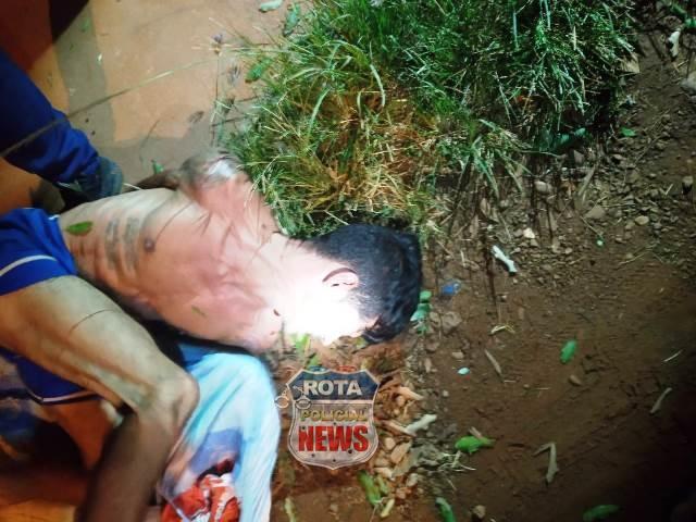 Polícia Militar prende homem que estuprou mulher e ameaçou bebê com facão em Vilhena; veja o vídeo