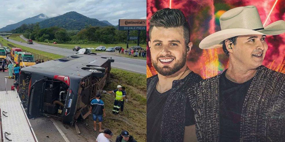 Motorista filma ônibus de dupla sertaneja em alta velocidade momentos antes de acidente que matou cantor Aleksandro Motorista filma ônibus de dupla sertaneja em alta velocidade momentos antes de acidente que matou cantor Aleksandro