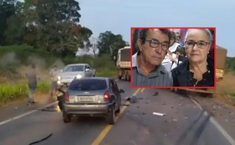 Identificados: Casal morre em grave acidente na BR-364, entre Ouro Preto do Oeste e Ji-Paraná; veja vídeos