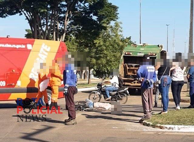 Homem tem cabeça esmagada por caminhão de lixo em Vilhena Homem tem cabeça esmagada por caminhão de lixo em Vilhena