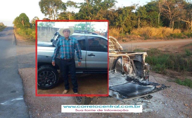 Identificado: Homem é morto e tem corpo e veículo incendiado em Ouro Preto