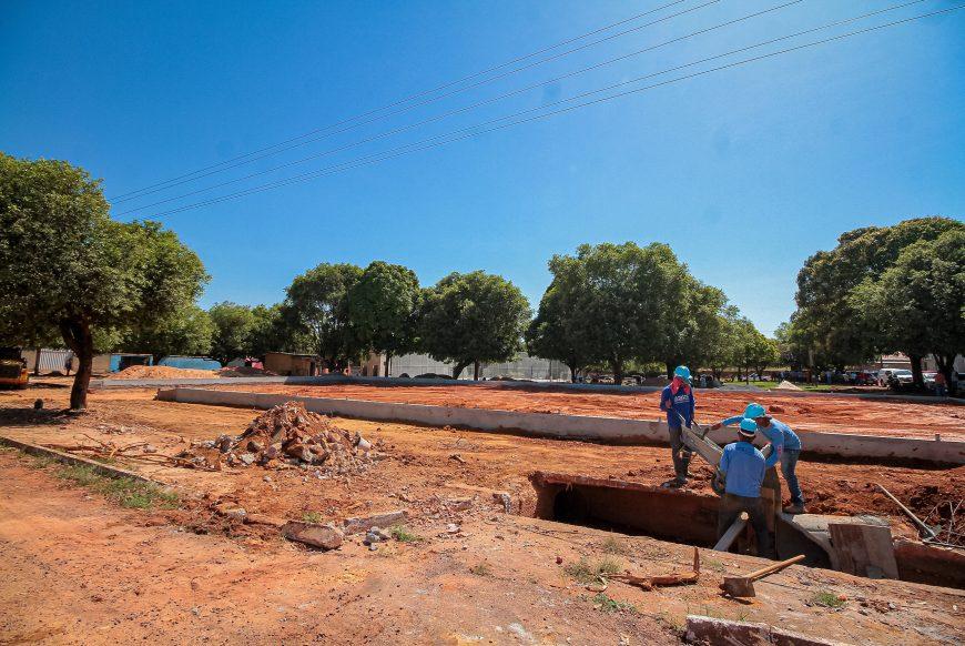 Em Rolim de Moura, revitalização da Praça da Cohab está em execução com investimento do Governo de Rondônia Em Rolim de Moura, revitalização da Praça da Cohab está em execução com investimento do Governo de Rondônia