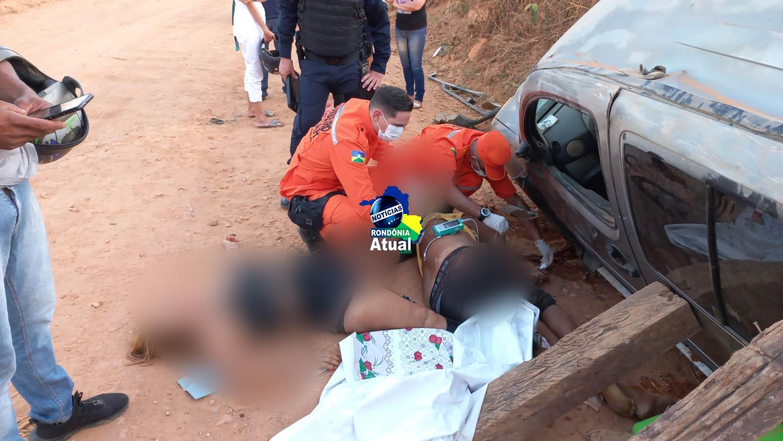 Homem morre após grave acidente em Ji-Paraná Homem morre após grave acidente em Ji-Paraná