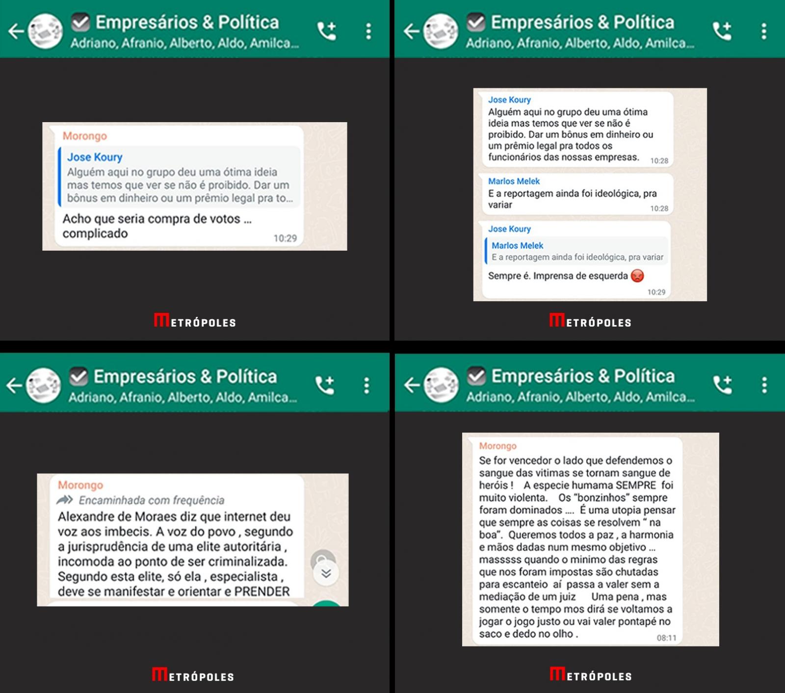 PF realiza operação contra empresários que defenderam golpe caso Bolsonaro fosse derrotado nas eleições de outubro PF realiza operação contra empresários que defenderam golpe caso Bolsonaro fosse derrotado nas eleições de outubro