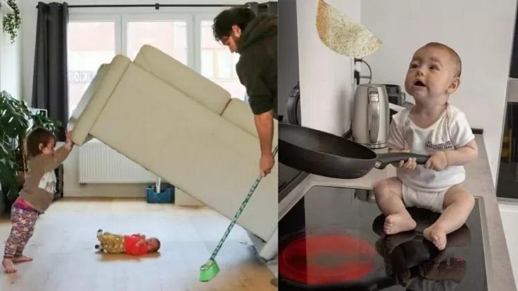 Pai viraliza na internet após enviar fotos das filhas em situações Pai viraliza na internet após enviar fotos das filhas em situações