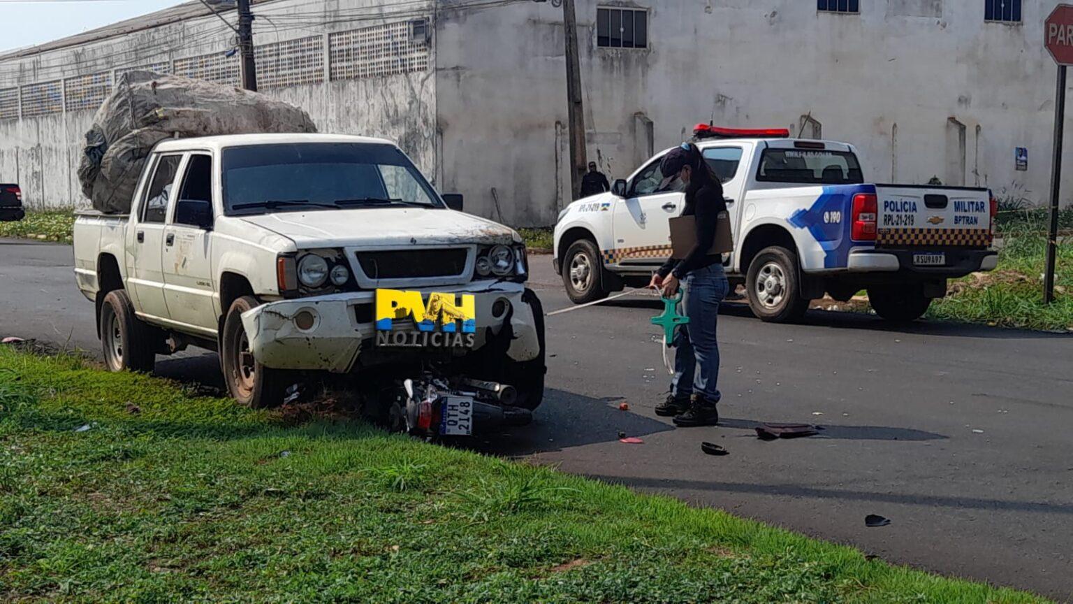 Mulher morre após ser atropelada por caminhonete em Porto Velho Mulher morre após ser atropelada por caminhonete em Porto Velho
