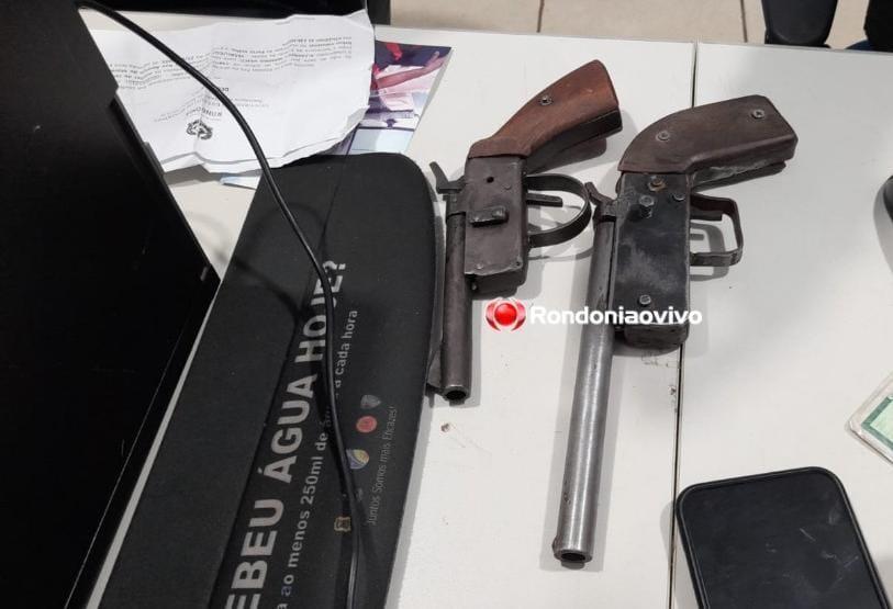 Adolescente com duas armas diz que estava sendo julgado pelo tribunal do crime Adolescente com duas armas diz que estava sendo julgado pelo tribunal do crime