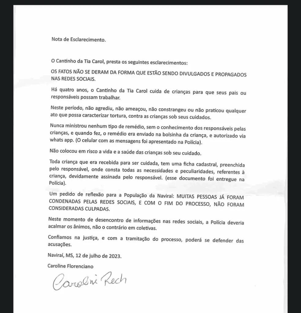 Duas pessoas são presas por torturar bebês em creche irregular no MS Duas pessoas são presas por torturar bebês em creche irregular no MS