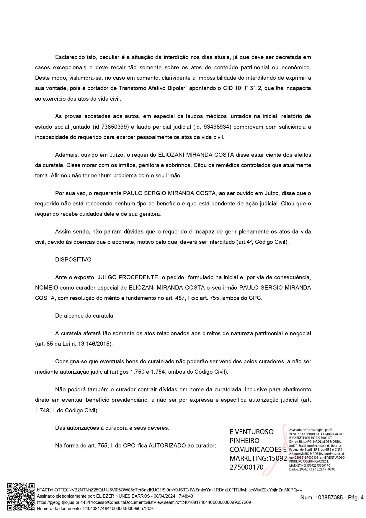 SENTENÇA - AUTOS: 7000265-11.2021.8.22.0016 SENTENÇA - AUTOS: 7000265-11.2021.8.22.0016