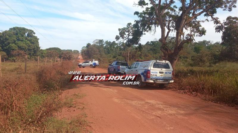 Polícia Militar evita possível execução de dois homens, em Rolim de Moura e cerco policial em região de mata, em busca de vários criminosos é realizado Polícia Militar evita possível execução de dois homens, em Rolim de Moura e cerco policial em região de mata, em busca de vários criminosos é realizado