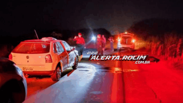 ROLIM DE MOURA: Carro colide com bezerro na RO-010