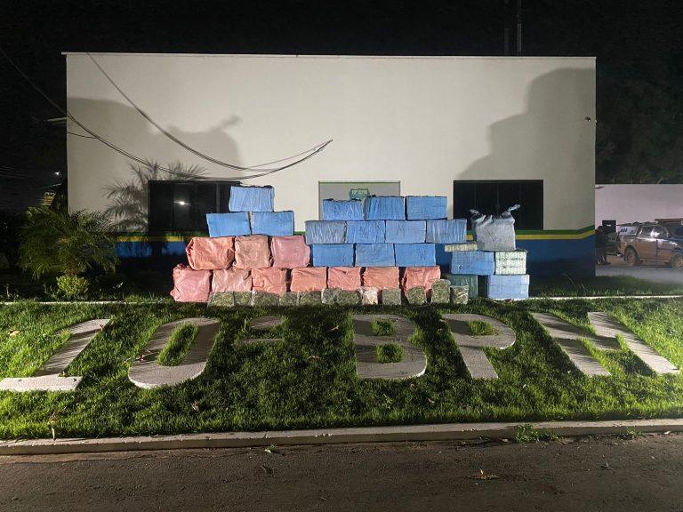 Polícia apreende cerca de 900 kg de cocaína em operação nas divisas de Rondônia e Mato Grosso