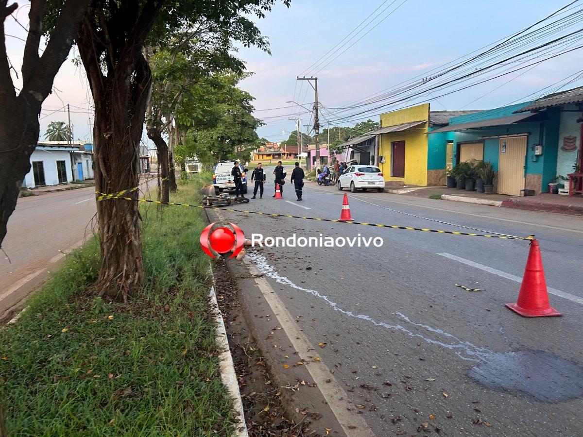 PORTO VELHO: Motociclista morre após colidir contra a árvore na Imigrantes PORTO VELHO: Motociclista morre após colidir contra a árvore na Imigrantes