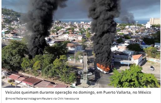 Morte do traficante El Mencho causa onda de violência com mais de 60 mortos Morte do traficante El Mencho causa onda de violência com mais de 60 mortos
