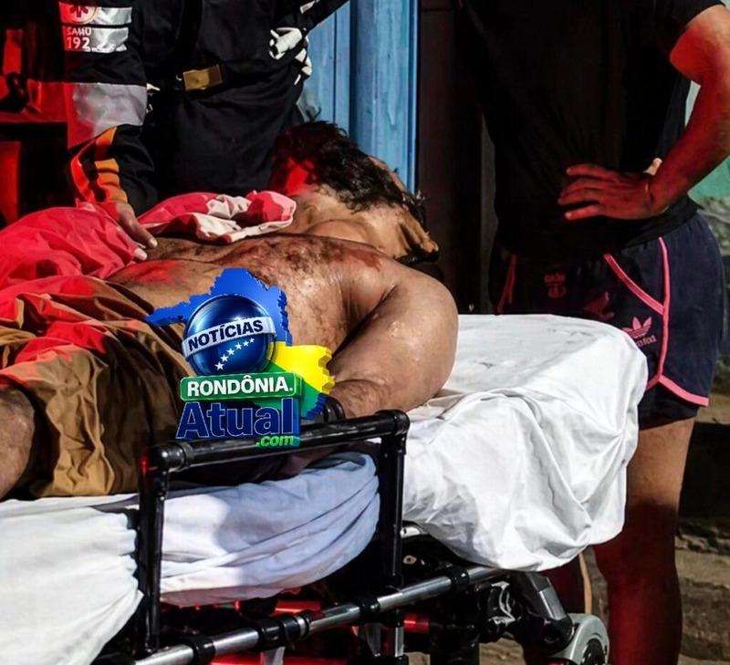 Por causa de carne, irmão tenta matar o outro a facadas em Ji-Paraná na noite desta quarta-feira (22)