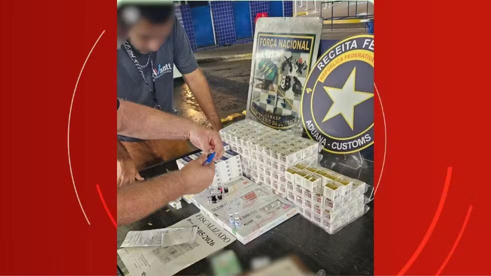 Tenente-coronel da PM/RO é preso tentando entrar no Brasil com mais de 300 ampolas de tirzepatida