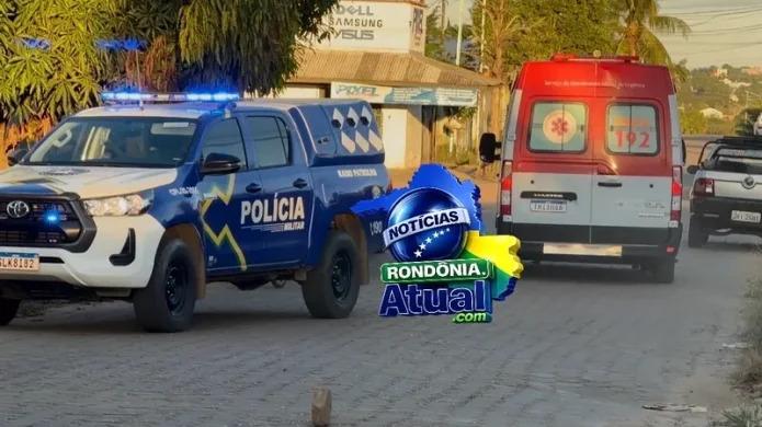 EXECUÇÃO EM JI-PARANÁ: Homem é perseguido e morto a tiros em plena via pública EXECUÇÃO EM JI-PARANÁ: Homem é perseguido e morto a tiros em plena via pública