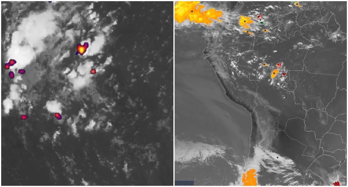 Nuvens carregadas avançam sobre Rondônia e aumentam o risco de temporais em Porto Velho e distritos Nuvens carregadas avançam sobre Rondônia e aumentam o risco de temporais em Porto Velho e distritos