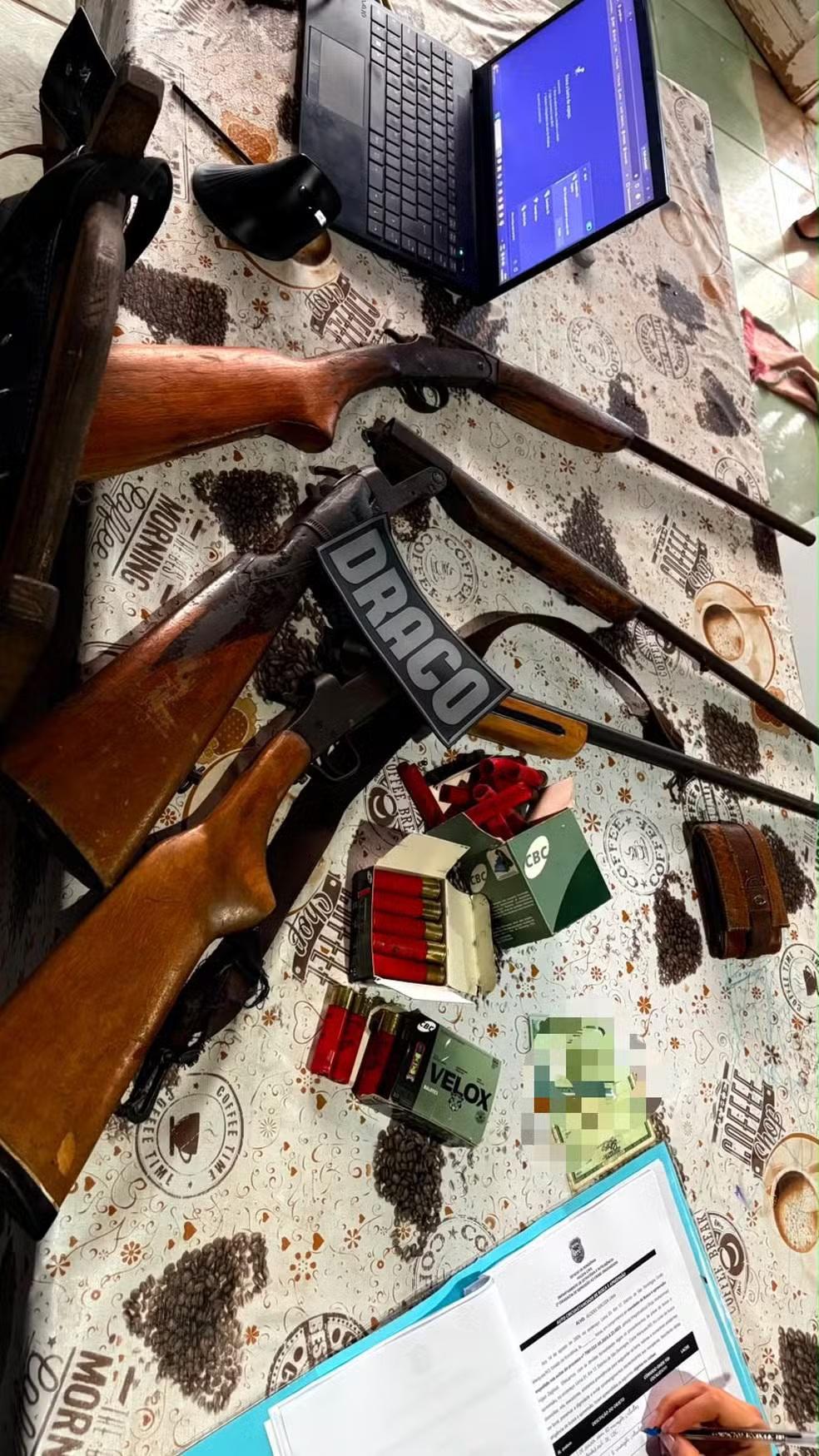 Chefes de organização criminosa especializada em tráfico de armas e desmatamento são presos em RO Chefes de organização criminosa especializada em tráfico de armas e desmatamento são presos em RO