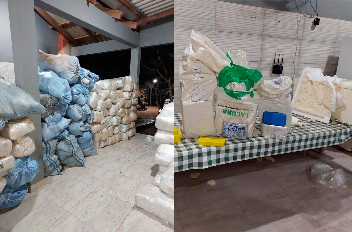 Operação conjunta apreende 3,6 toneladas de skunk e cocaína no interior de Rondônia Operação conjunta apreende 3,6 toneladas de skunk e cocaína no interior de Rondônia