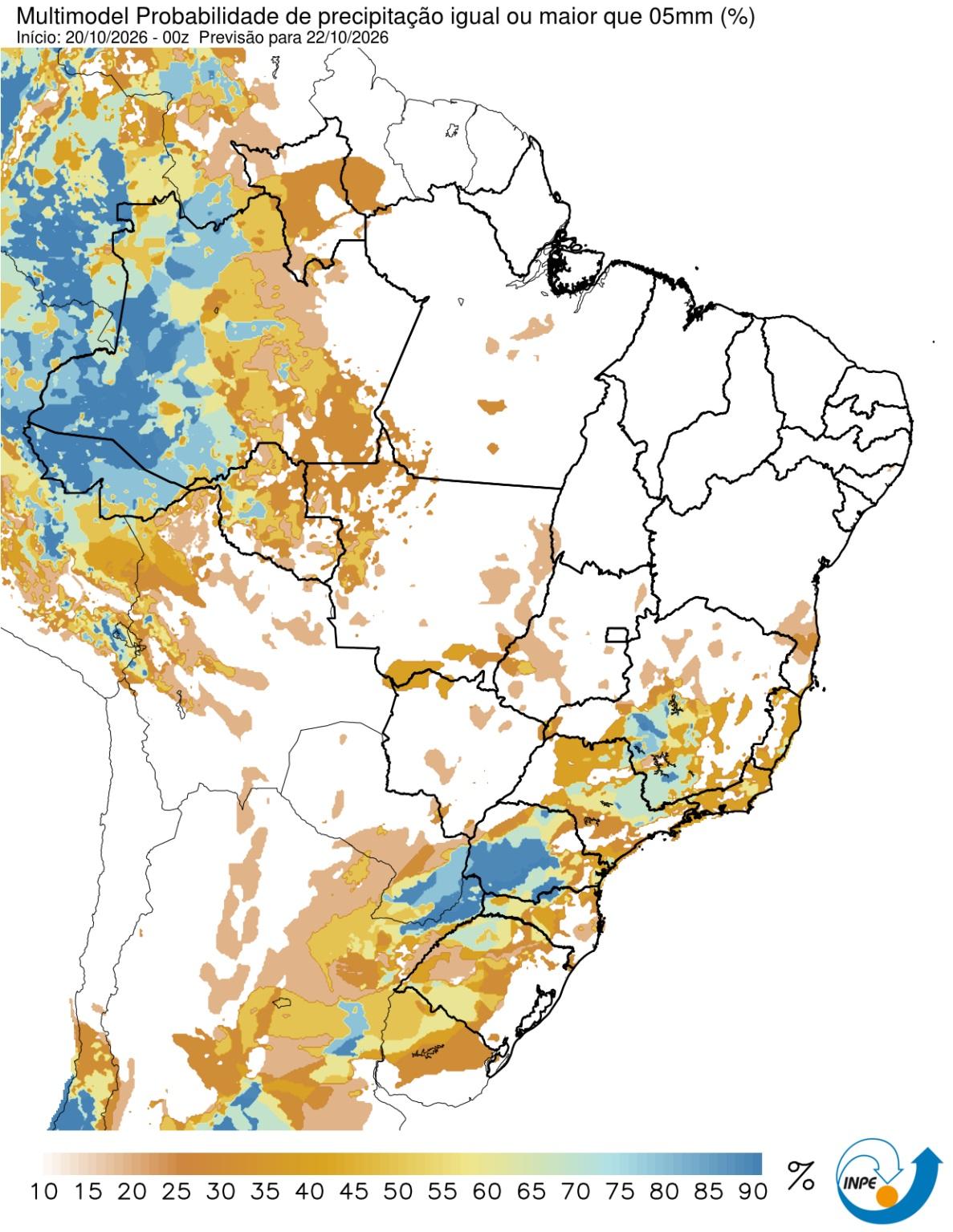 CPTEC/Inpe aponta risco elevado de chuva intensa em Rondônia, com núcleo crítico próximo a Porto Velho CPTEC/Inpe aponta risco elevado de chuva intensa em Rondônia, com núcleo crítico próximo a Porto Velho